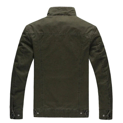 Leo - Men’s Pilot Jacket with Stand-Up Collar