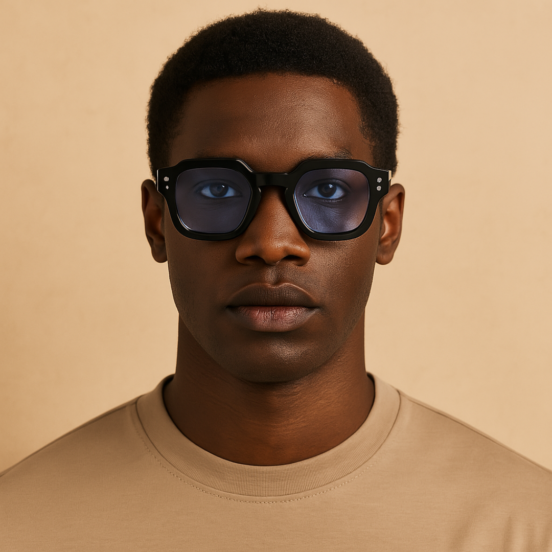 Alte Geld Sonnenbrille Herren-2