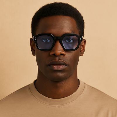 Alte Geld Sonnenbrille Herren-2