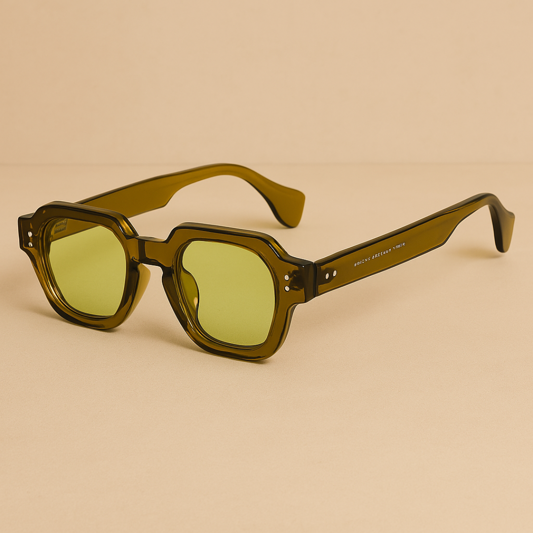 Variant image for Alte Geld Sonnenbrille Herren-5
