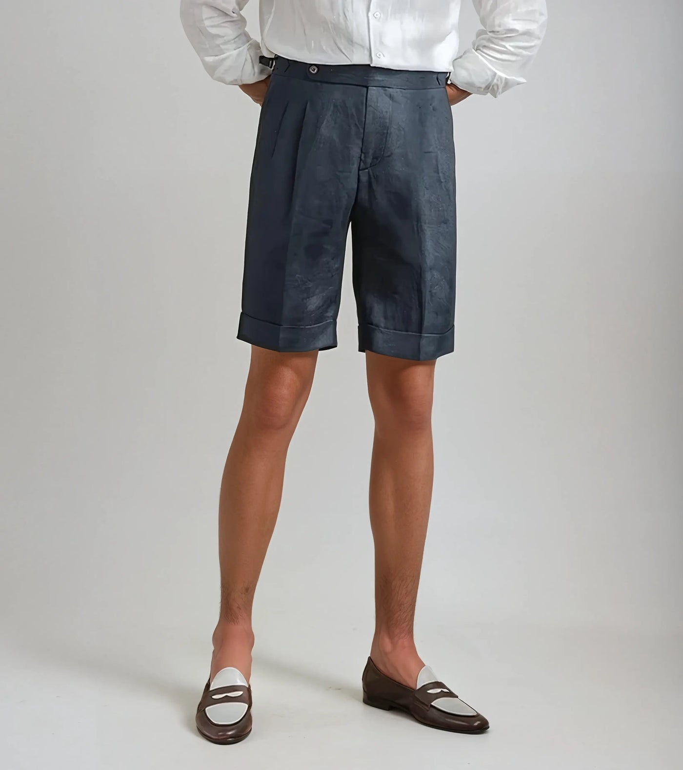 Sommer Plissee Shorts Herren