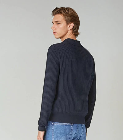 Gestreiftes Langarm Polo