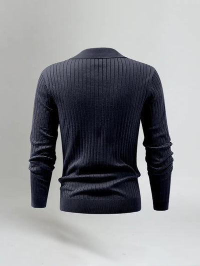 Gestreiftes Langarm Polo