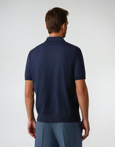 Maximiliano - Modern Half Zip Polo Men