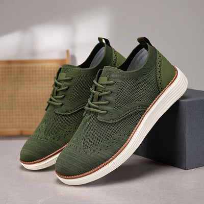 Lace-Up Office Shoes Men with Comfortable Sole