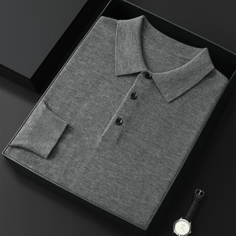 Victor - Classic Long Sleeve Polo Autumn Jumper