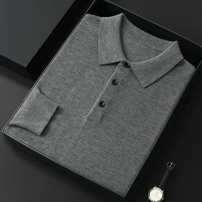Victor - Classic Long Sleeve Polo Autumn Jumper
