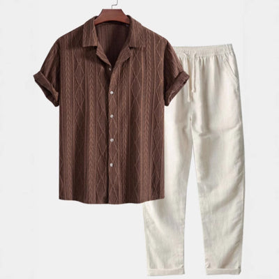Kyler - Old Money Cuban Shirt Set