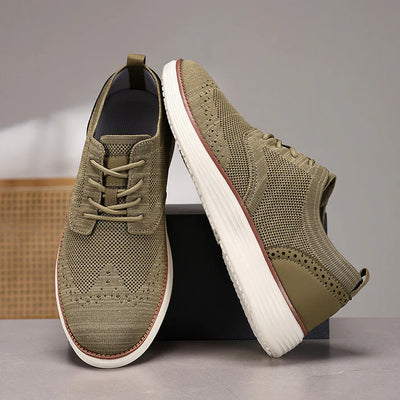 Lace-Up Office Shoes Men with Comfortable Sole