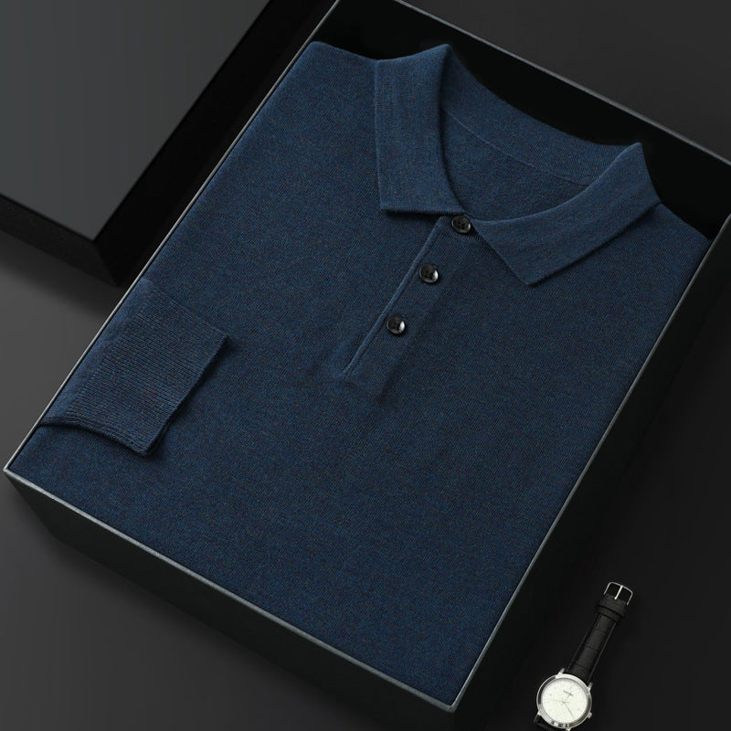 Victor - Classic Long Sleeve Polo Autumn Jumper
