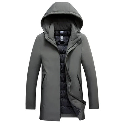 Aidan - Long Down-Filled Mens Jacket Winter
