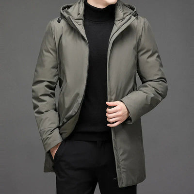 Aidan - Long Down-Filled Mens Jacket Winter
