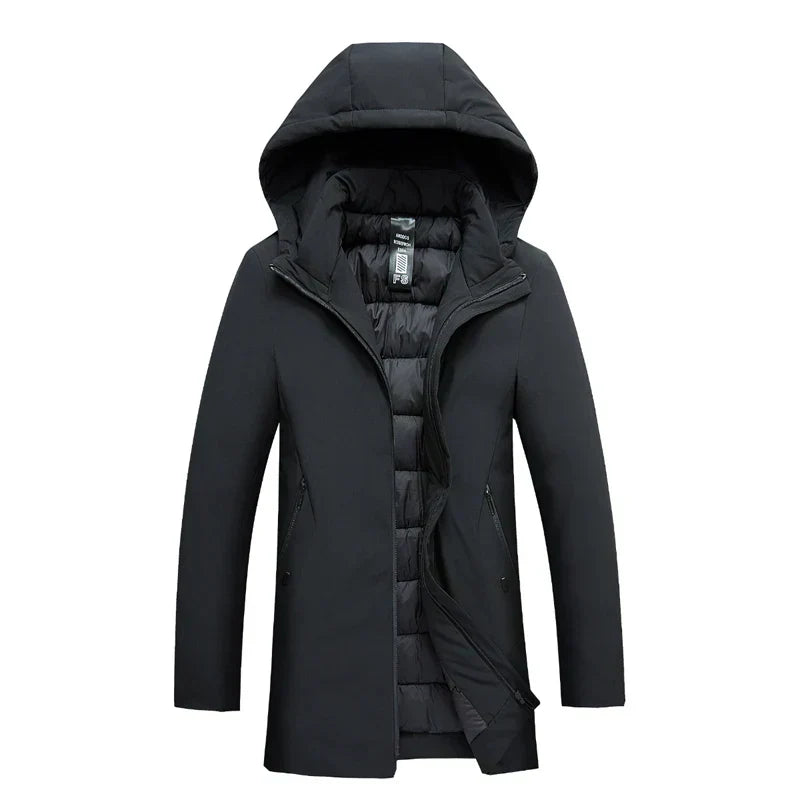 Aidan - Long Down-Filled Mens Jacket Winter