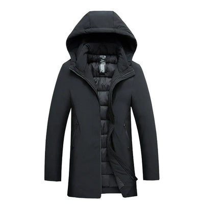 Aidan - Long Down-Filled Mens Jacket Winter