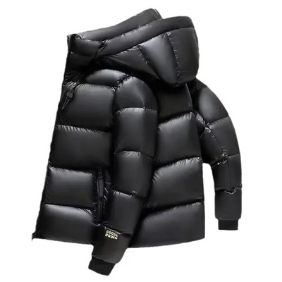 Douglas - Trendy Insulated Hooded Puffer Jacket Black