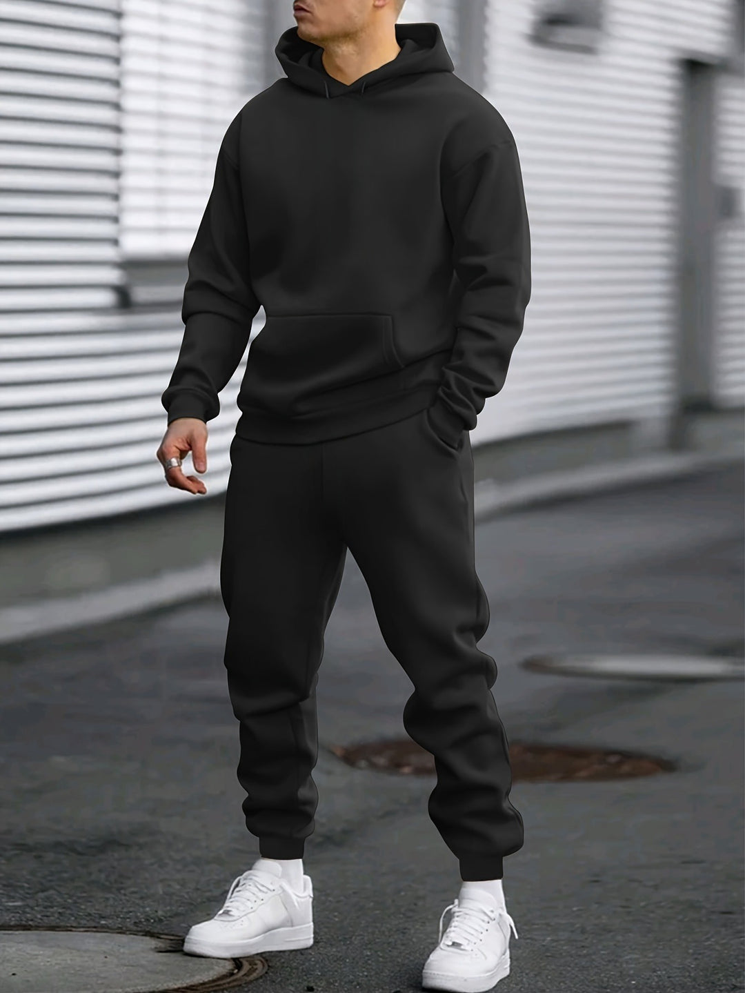 Premium Knitted Hoodie and Jogging Set