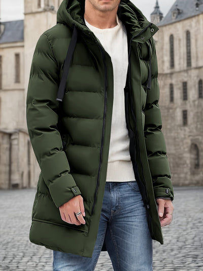 Malvern - Warm Long Hooded  Puffer Jacket Men
