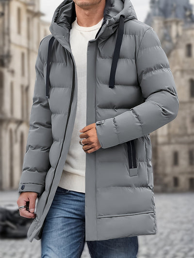 Malvern - Warm Long Hooded  Puffer Jacket Men