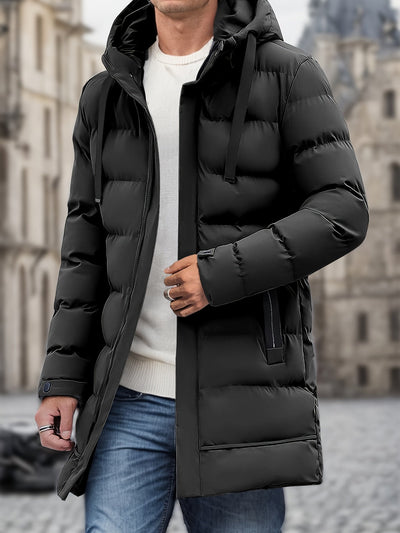Malvern - Warm Long Hooded  Puffer Jacket Men