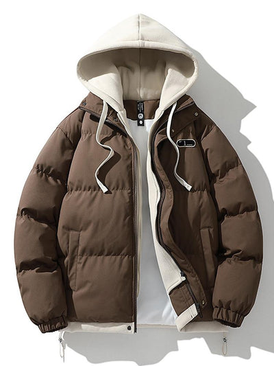 Cameron - Men's Hooded Puffer Hoodie Jacket