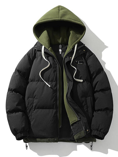 Cameron - Men's Hooded Puffer Hoodie Jacket