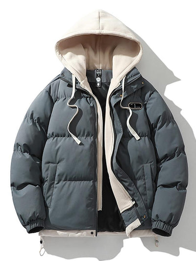 Cameron - Men's Hooded Puffer Hoodie Jacket