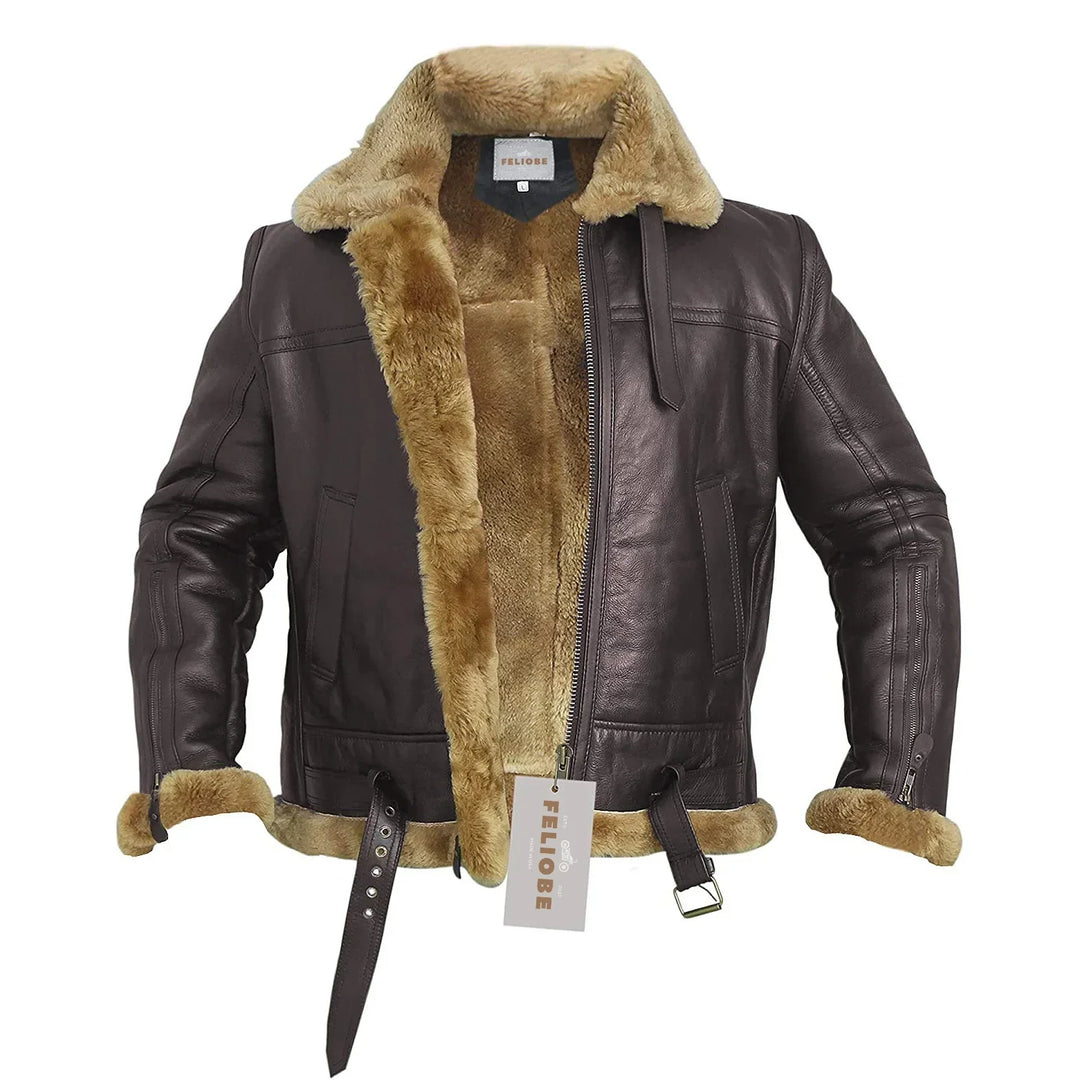 Warm Winter Bomber Jacket Men