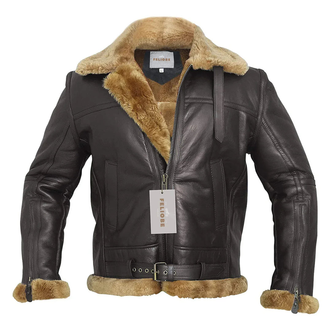 Warm Winter Bomber Jacket Men