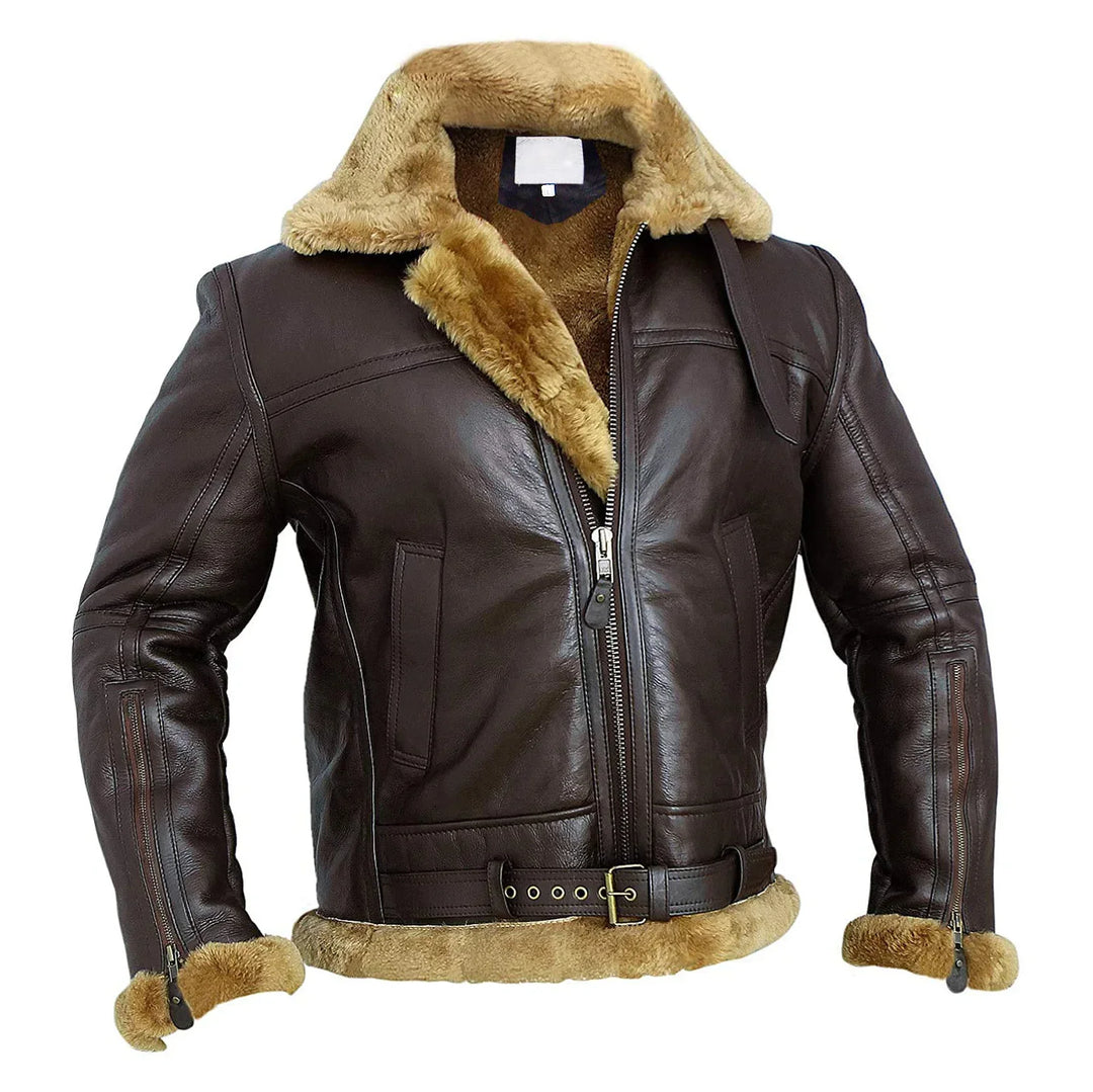 Warm Winter Bomber Jacket Men