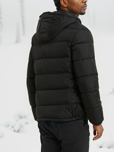 Ethan - Quilted Men's Winter Jacket with Hood