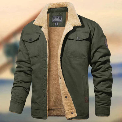Archie - Fleece Lined Multi-Pocket Men's Jacket