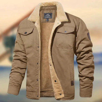 Archie - Fleece Lined Multi-Pocket Men's Jacket