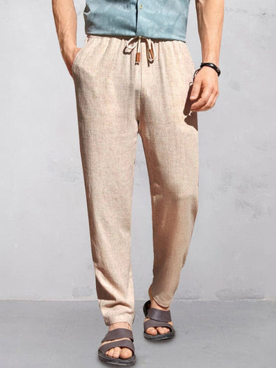 Ellis - Mens Beige Lounge Pants