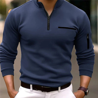 Slim Fit Half-Zip Sweater