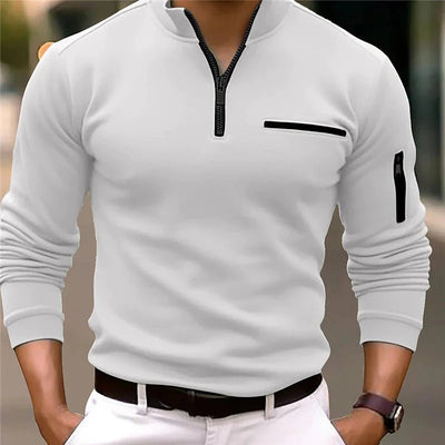 Slim Fit Half-Zip Sweater