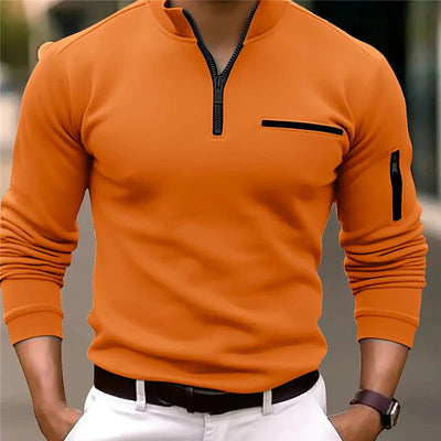 Slim Fit Half-Zip Sweater
