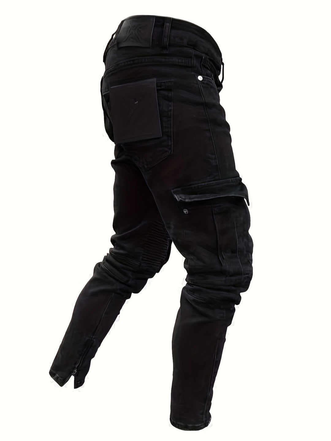 Slim Fit Stretch Cargo Jeans