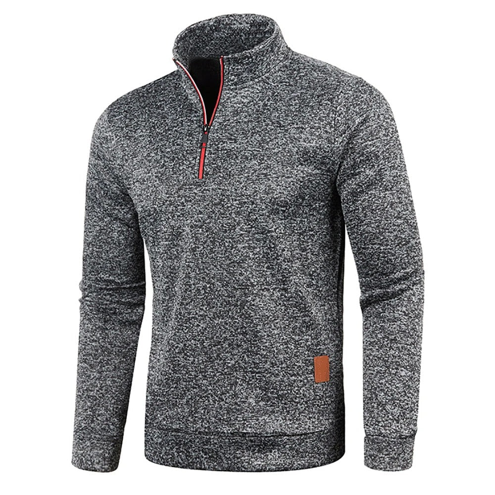 Half-Zip Turtleneck Jumper Men