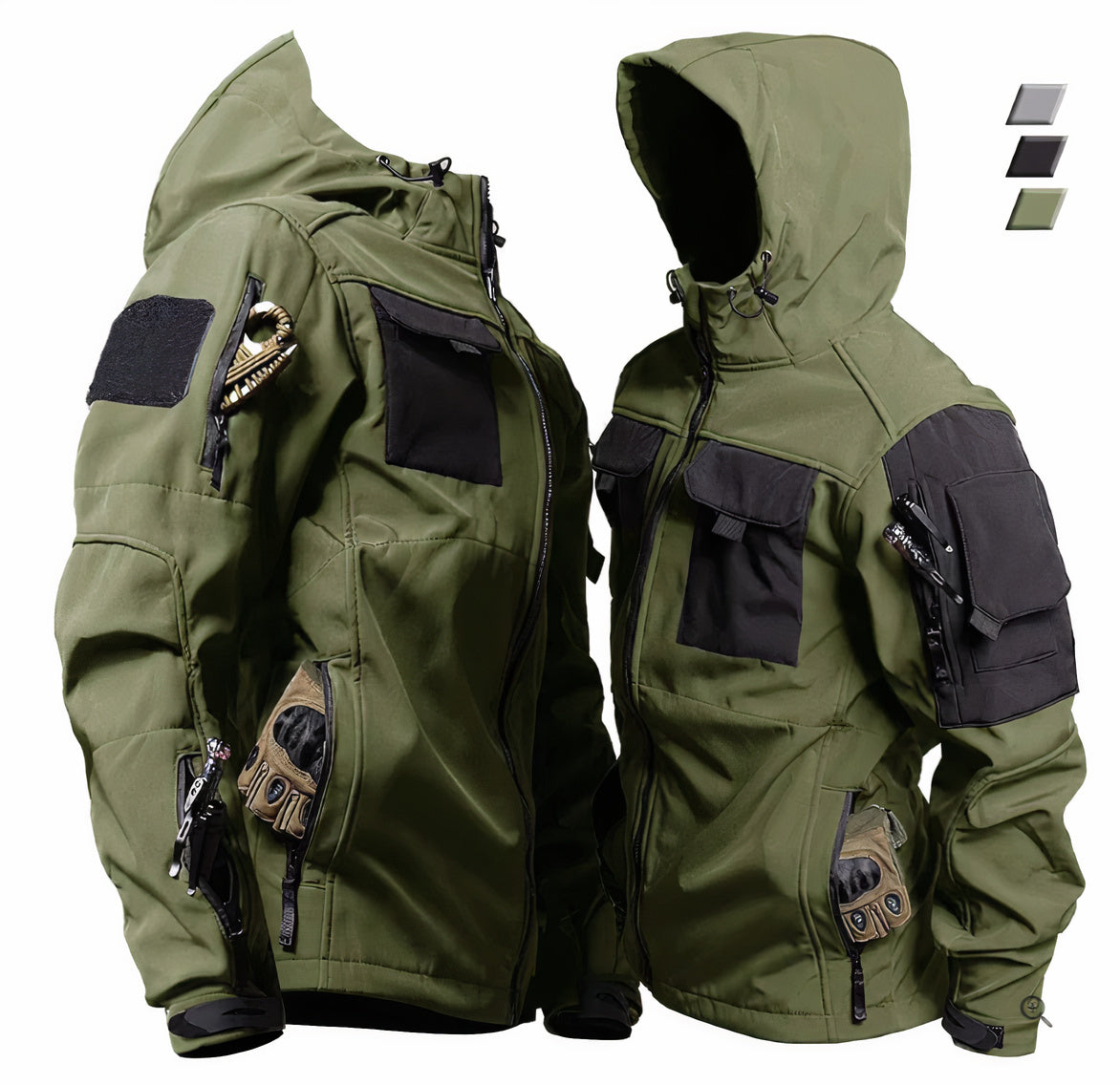Lucas - Tactical Hooded Outdoor Jacket
