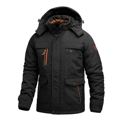 Tactical Waterproof Winter Jacket for Men with Hood
