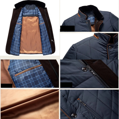 Arthur - Cropped Collar Winter Jacket Men