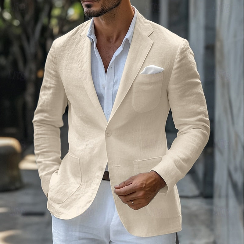 Louis | Tailored Linen Men's Blazer
