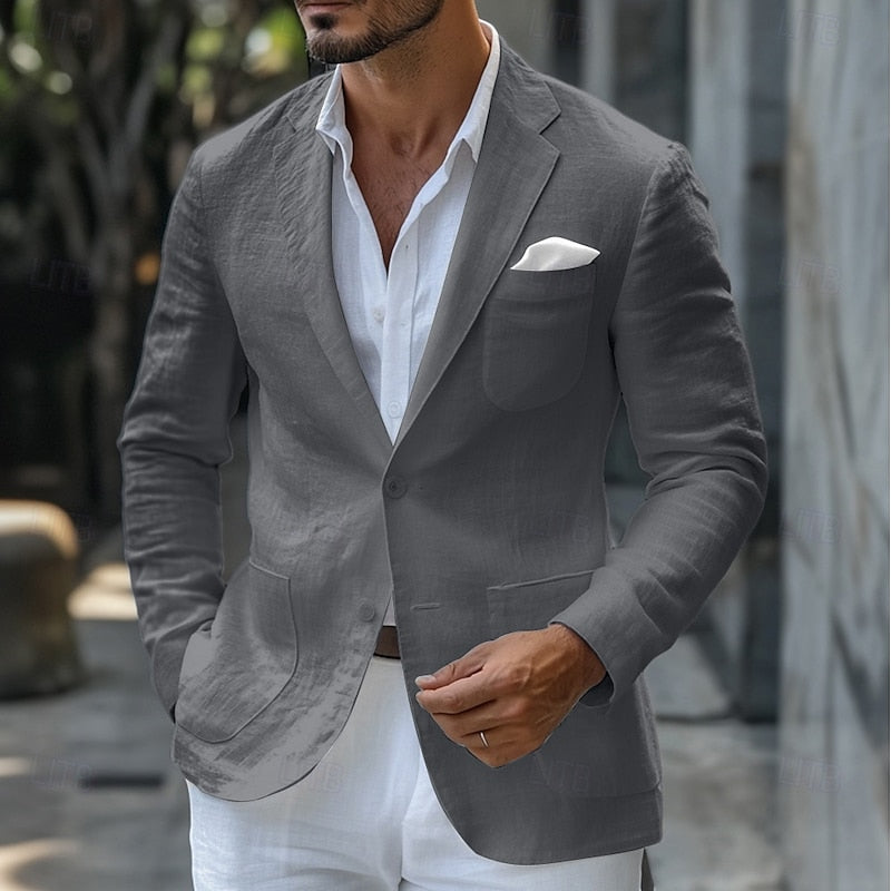 Louis | Tailored Linen Men's Blazer