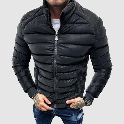 Arthur - Quilted Men's Rain Puffer Jacket
