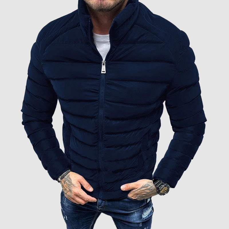 Arthur - Quilted Men's Rain Puffer Jacket
