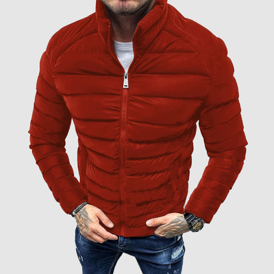 Arthur - Quilted Men's Rain Puffer Jacket