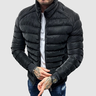 Arthur - Quilted Men's Rain Puffer Jacket