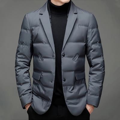 Thomas - Tailored Waterproof Puffer Blazer Jacket Men