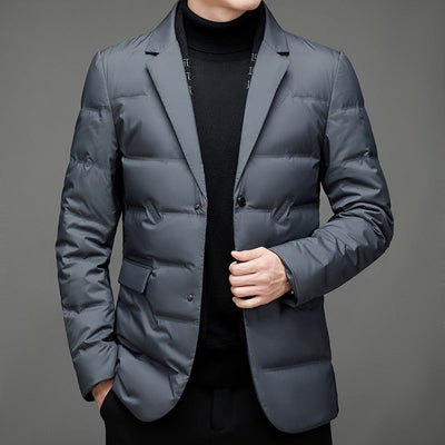 Thomas - Tailored Waterproof Puffer Blazer Jacket Men