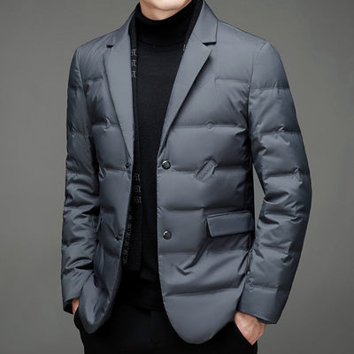 Thomas - Tailored Waterproof Puffer Blazer Jacket Men